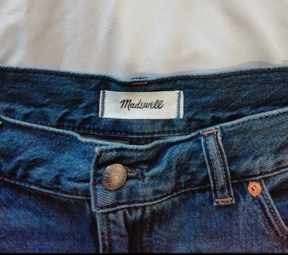 Madewell The Dean Easy Straight Jeans Women’s Size 31 Medium Wash Denim